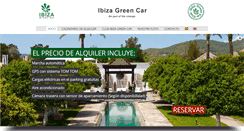 Desktop Screenshot of ibizagreencar.com